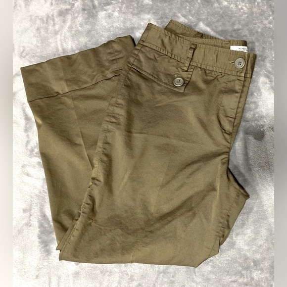 Loft Wide Hem Cropped Pants - Picture 1 of 8